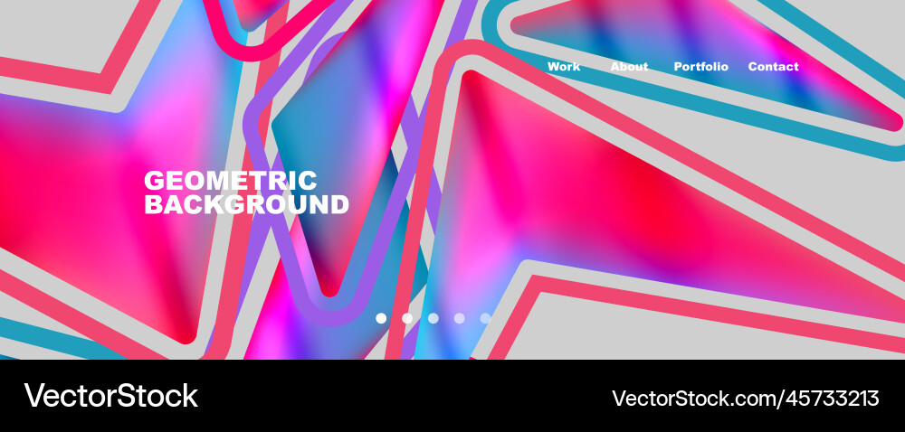 Bright colorful triangular shapes abstract Bright colorful triangular shapes abstract vector image