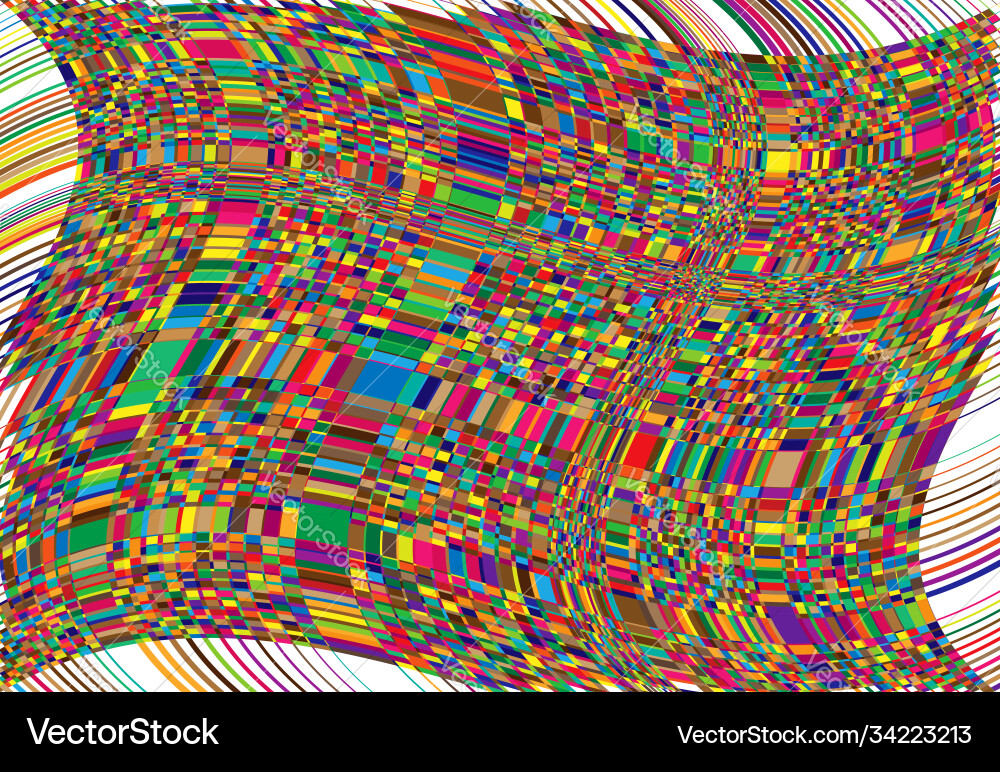 Mosaic background tessellation pattern colorful Vector Image