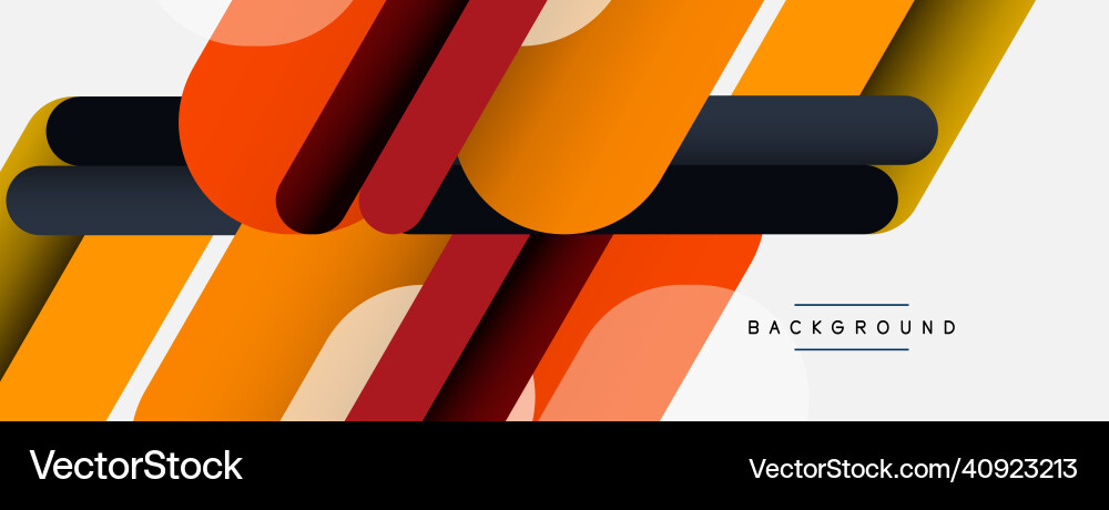 Overlapping round shapes and lines background Overlapping round shapes and lines background vector image