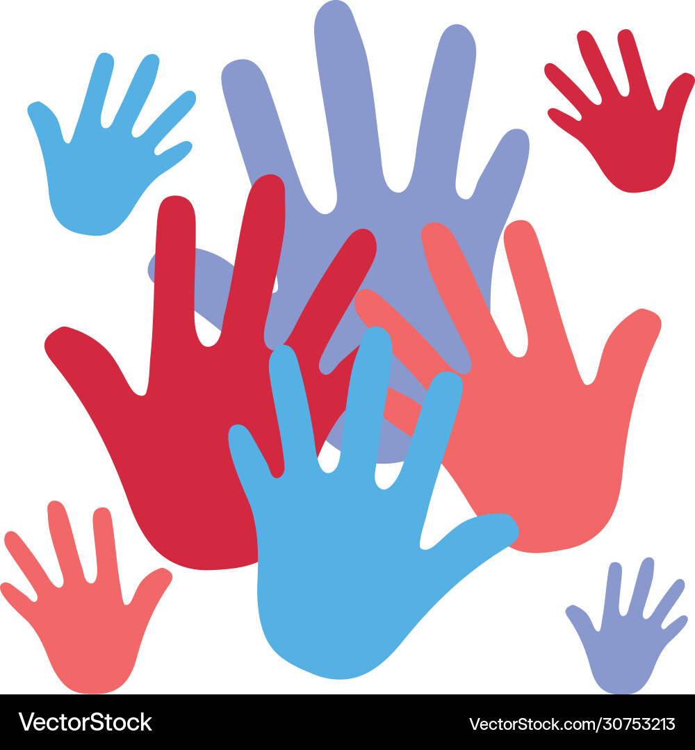 Team unity strength and courage Vector Image