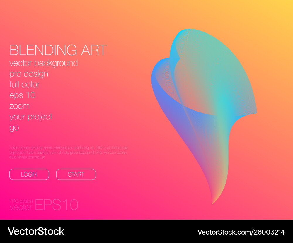 Abstract blend background template for web site Abstract blend background template for web site vector image
