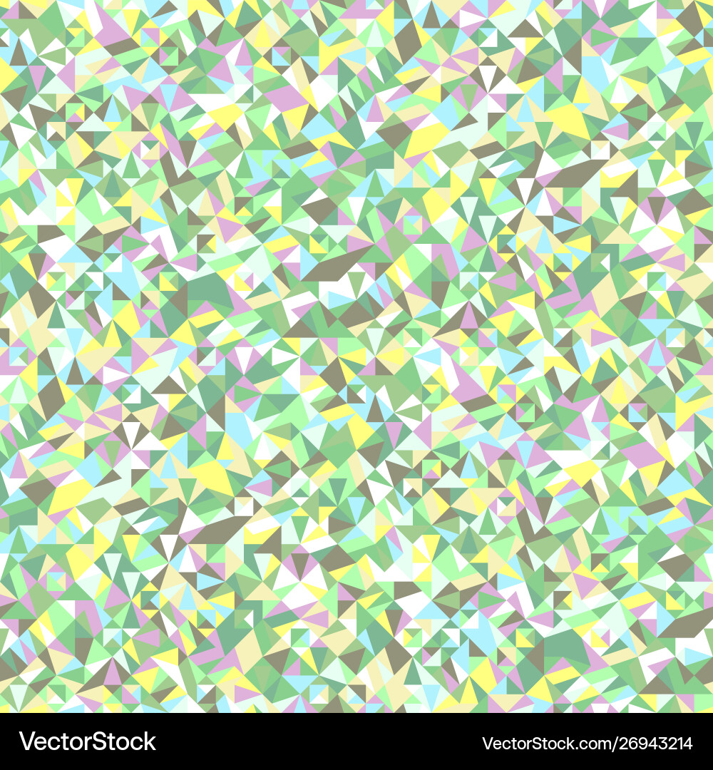 Colorful abstract seamless random triangle vector image