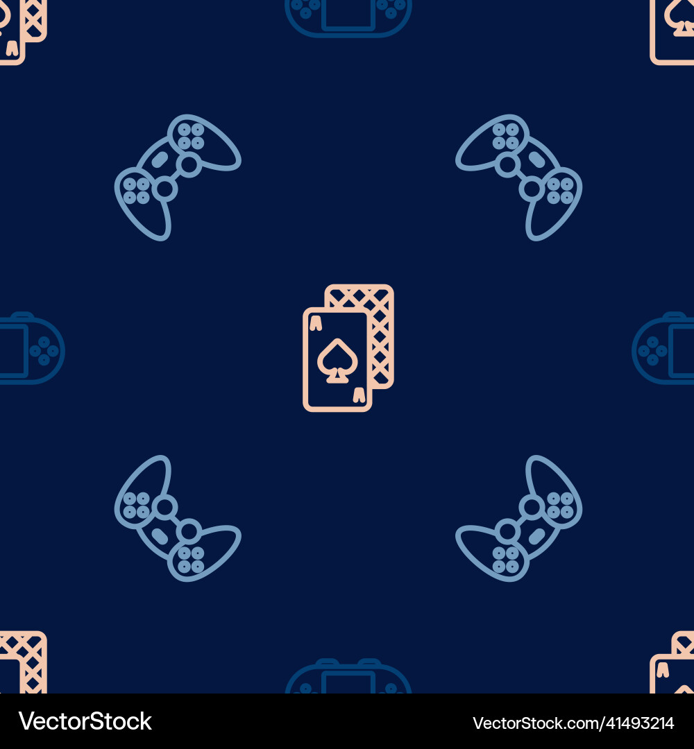 Set line portable video game console Set line portable video game console vector image