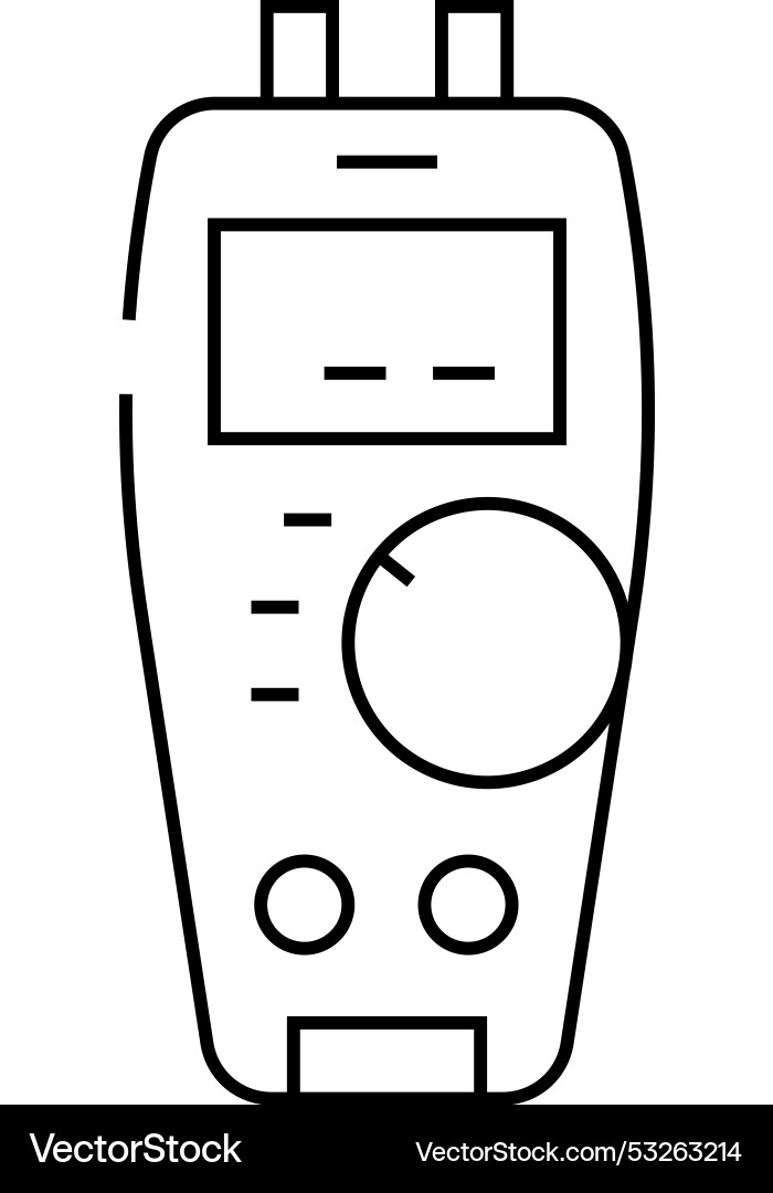 Troubleshooting devices electronics line icon Troubleshooting devices electronics line icon Vector Image