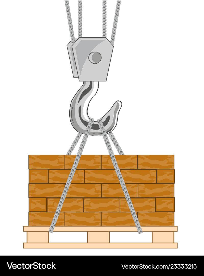 Hook from tap unloading vector image