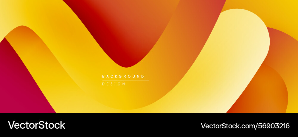 Abstract background features overlapping curved Vector Image