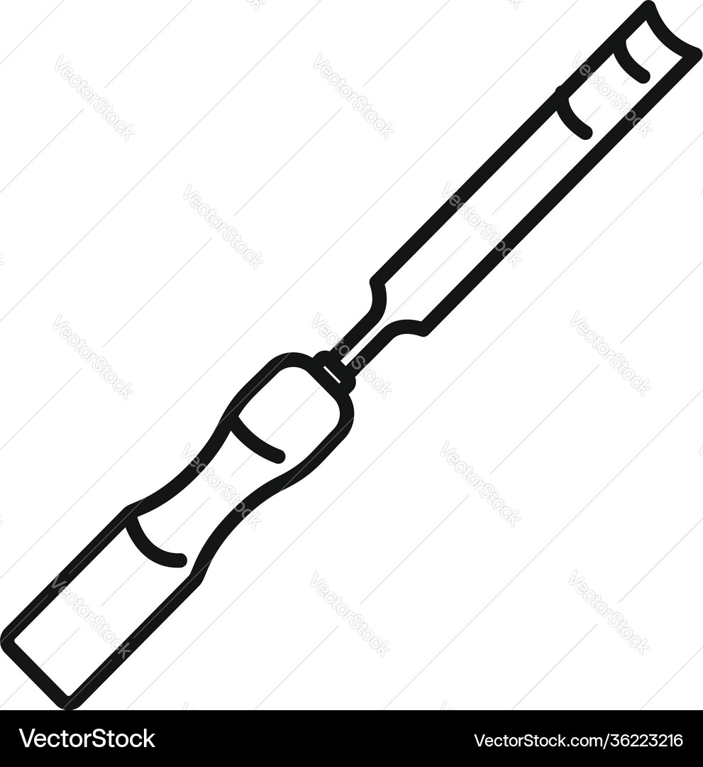 Chisel repair icon outline style Chisel repair icon outline style vector image
