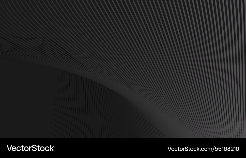 Dark abstract background with curve line Vector Image