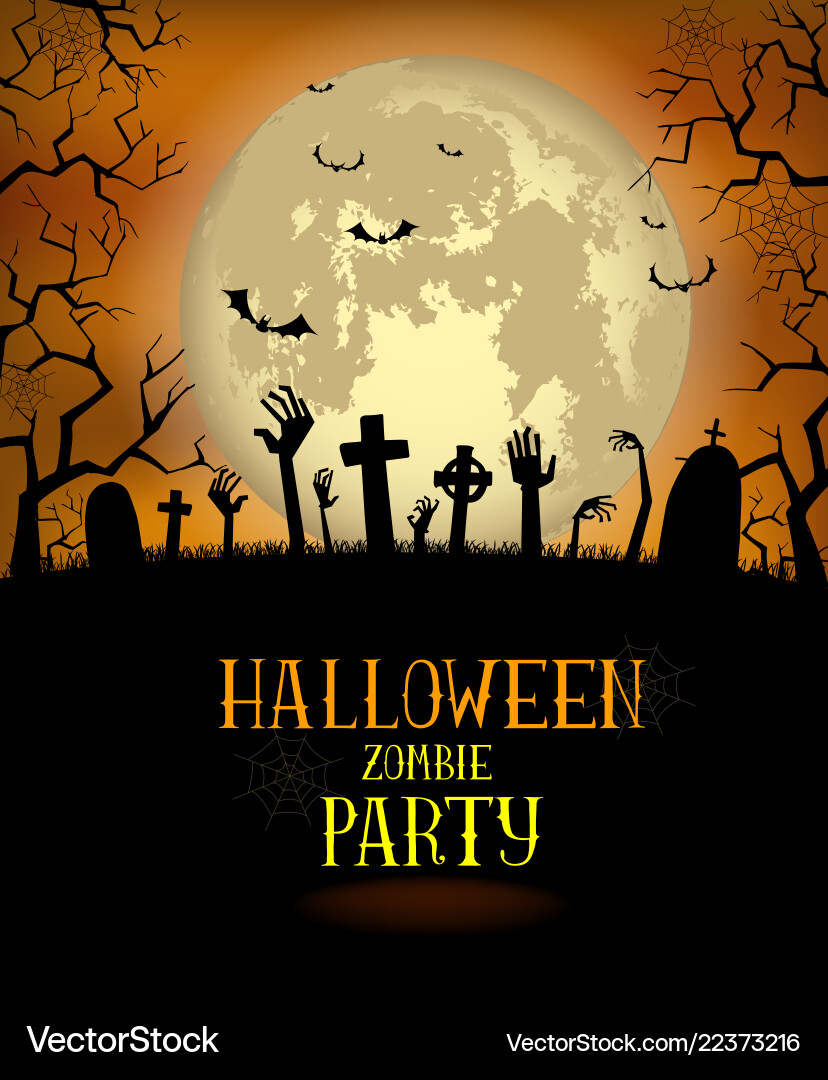 Halloween background for a poster Halloween background for a poster vector image
