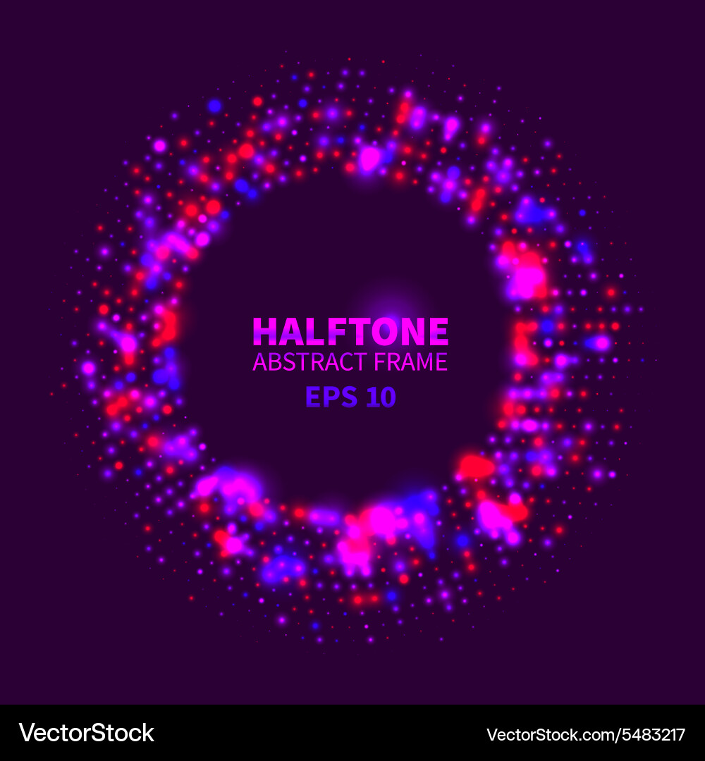 Abstract round frame Vector Image