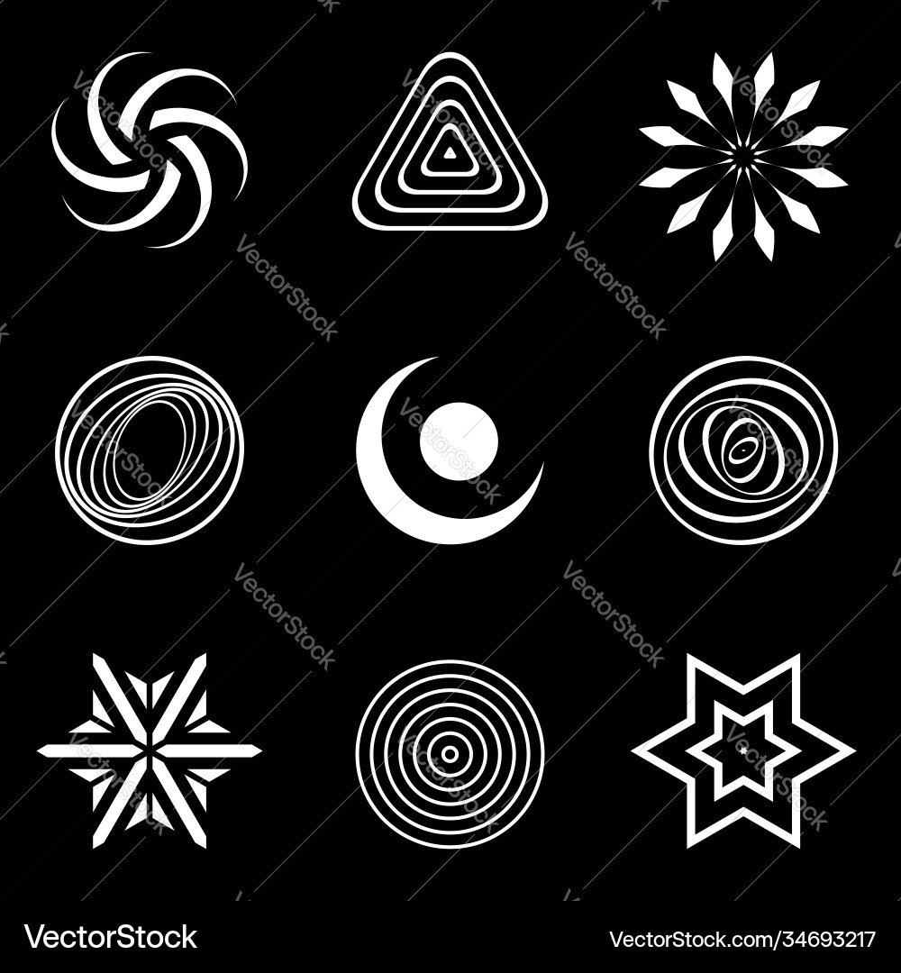 Design elements set Design elements set vector image