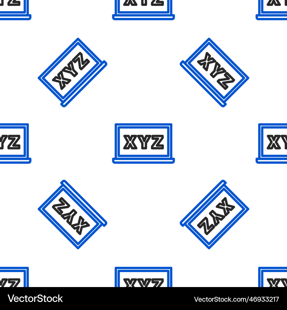 Line xyz coordinate system on chalkboard icon Line xyz coordinate system on chalkboard icon vector image