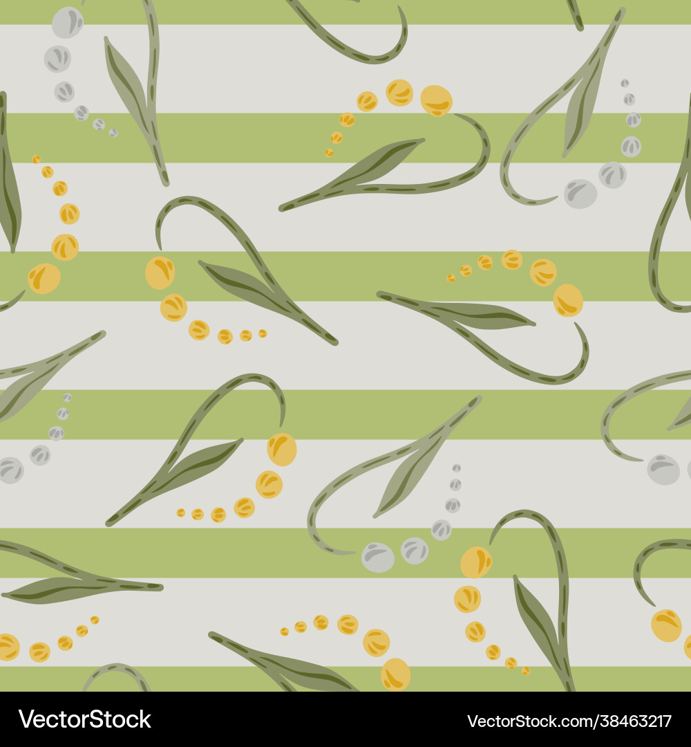 Random floral seamless pattern with simple style Random floral seamless pattern with simple style vector image