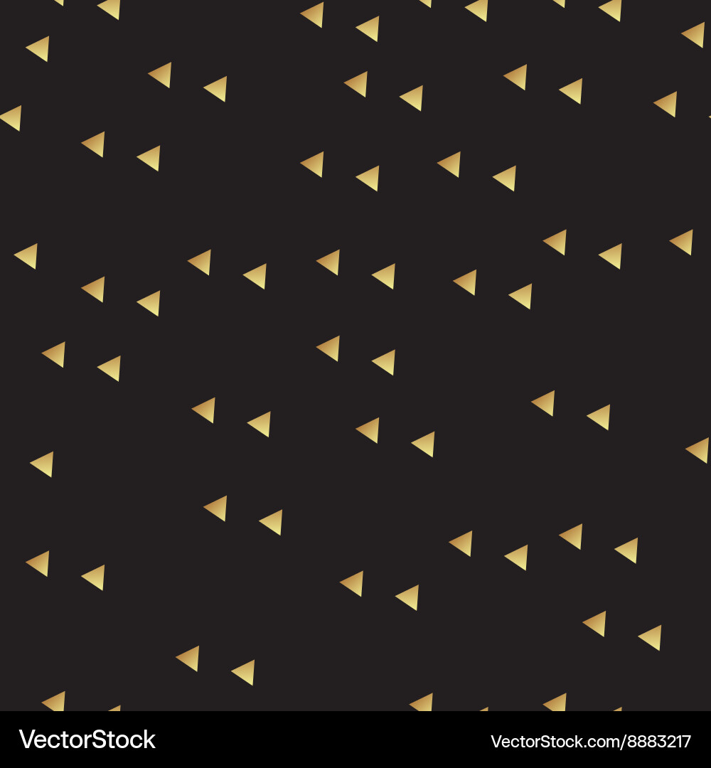 Retro Memphis Triangle Pattern vector image