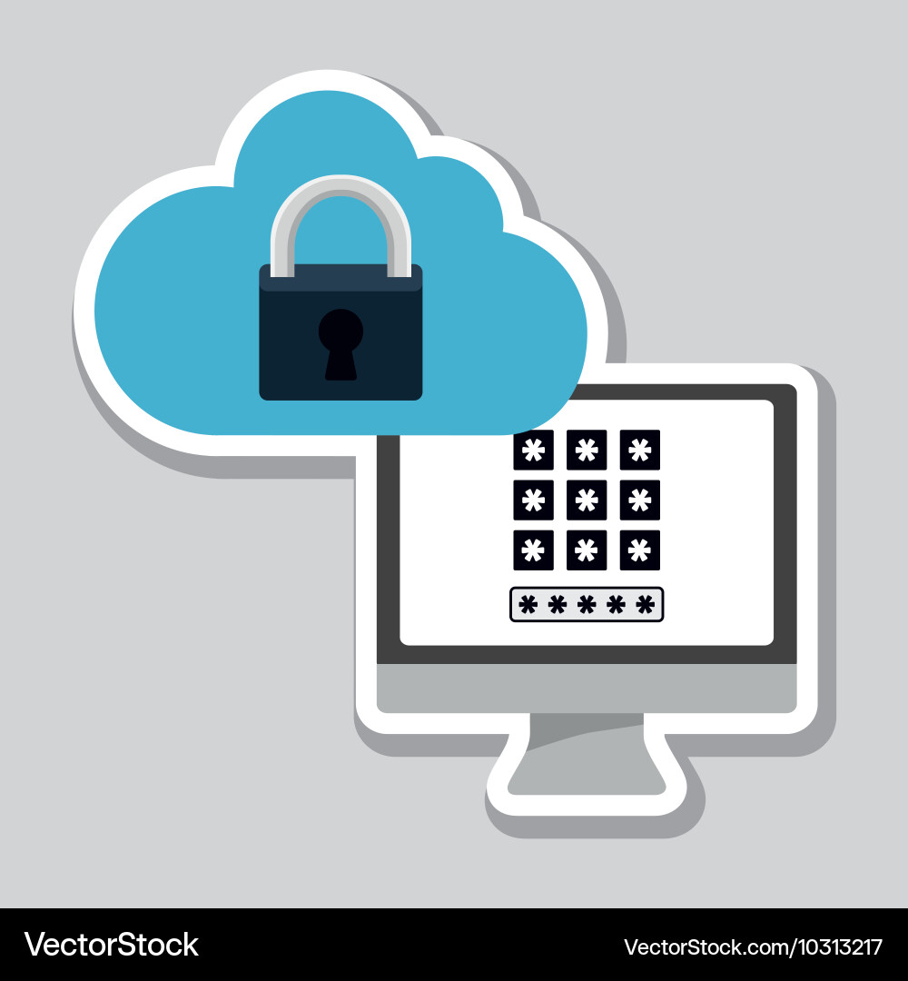 Security system design vector image