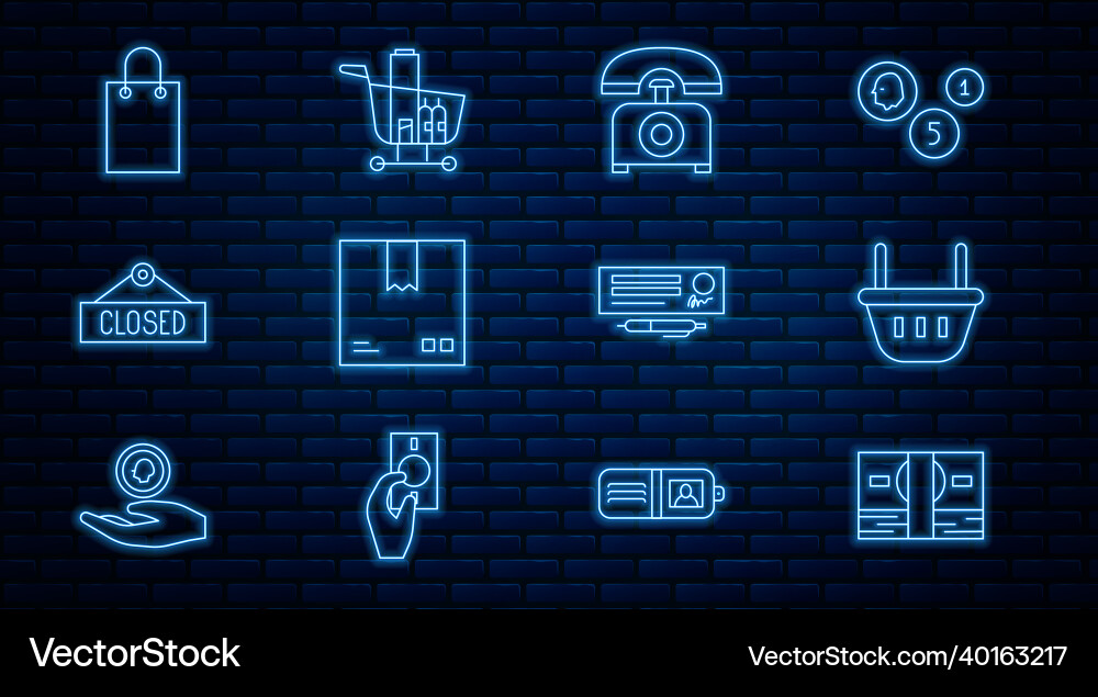 Set line stacks paper money cash shopping basket Set line stacks paper money cash shopping basket vector image