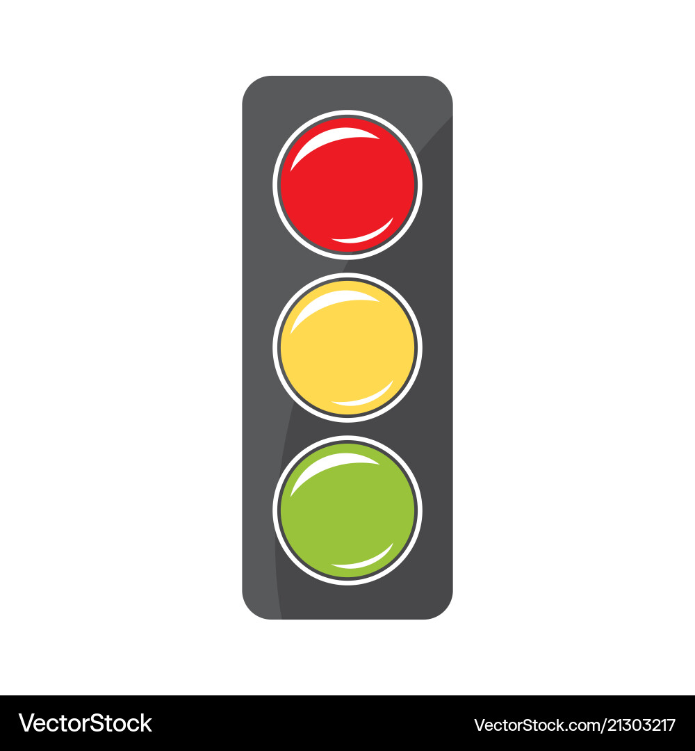 Verkehr Licht Icon Vektorbild