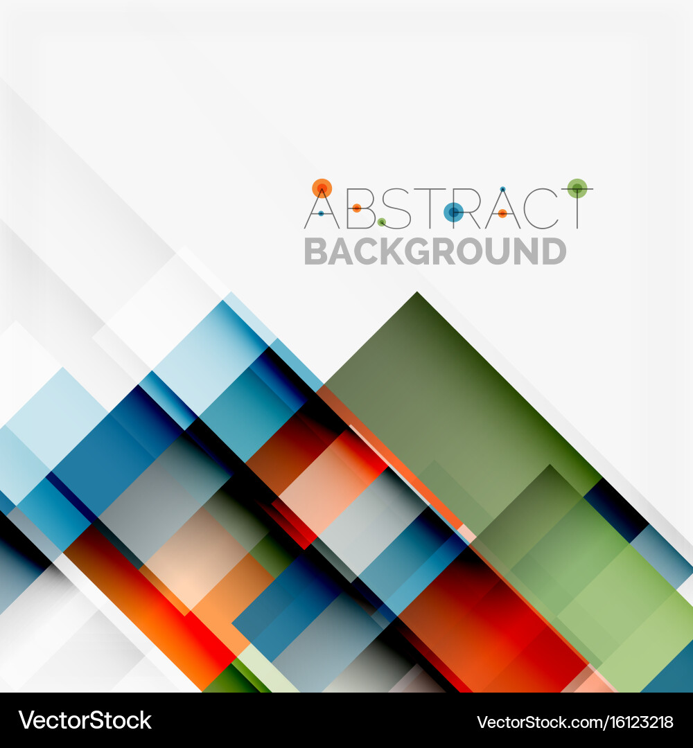 Abstract blocks template design background simple vector image