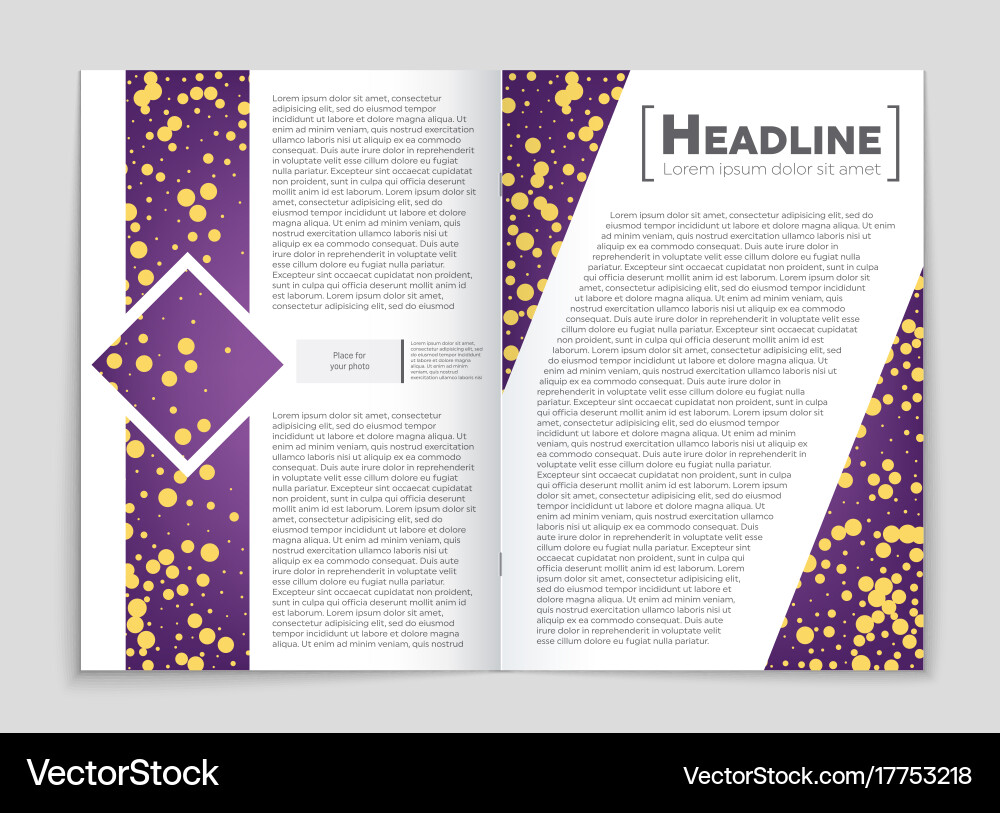 Abstract layout background set for art Vector Image
