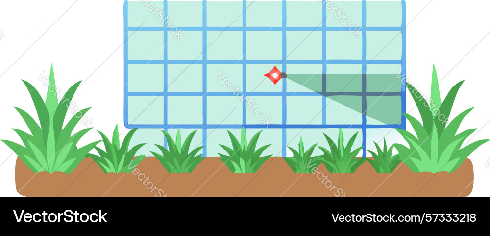 Grid terrain map digital location tracking design vector image