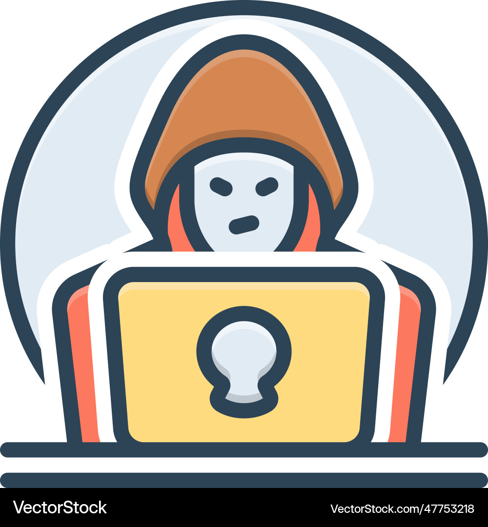 Hacker vector image