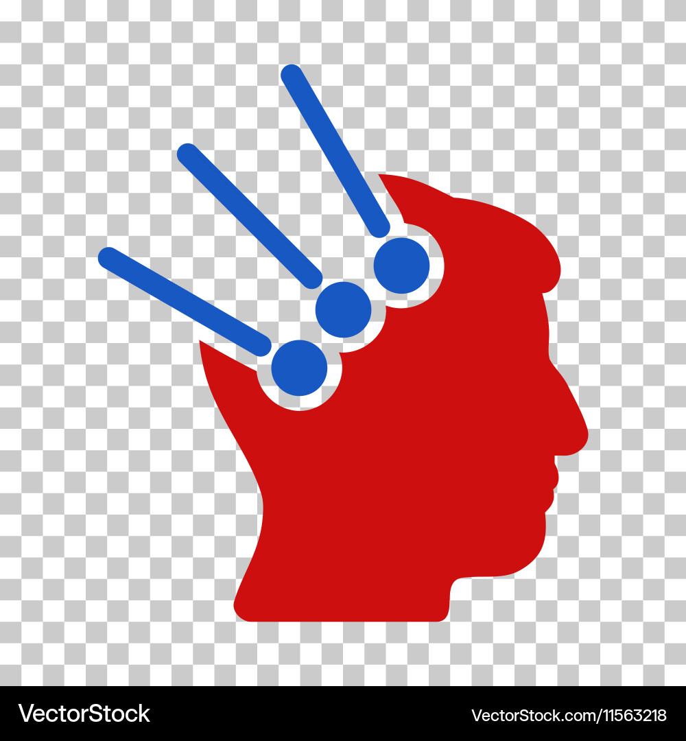 Neural interface connectors icon vector image