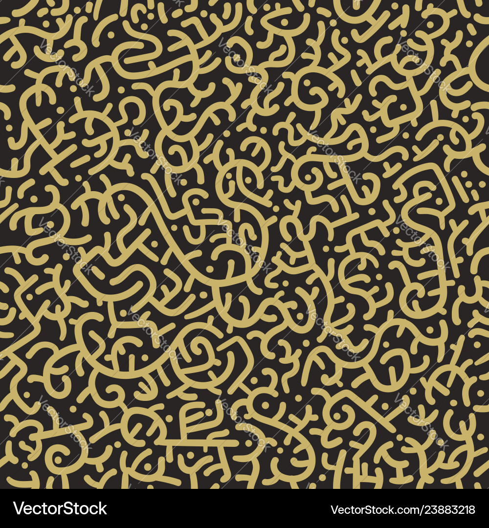 Worm Tracery Pattern vector image
