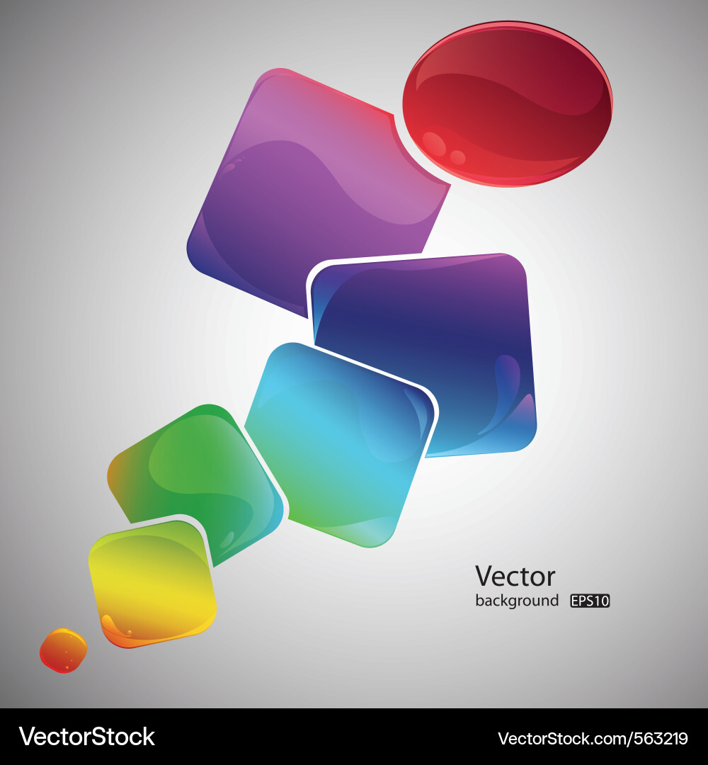 Abstract Colorful Background Vector Image