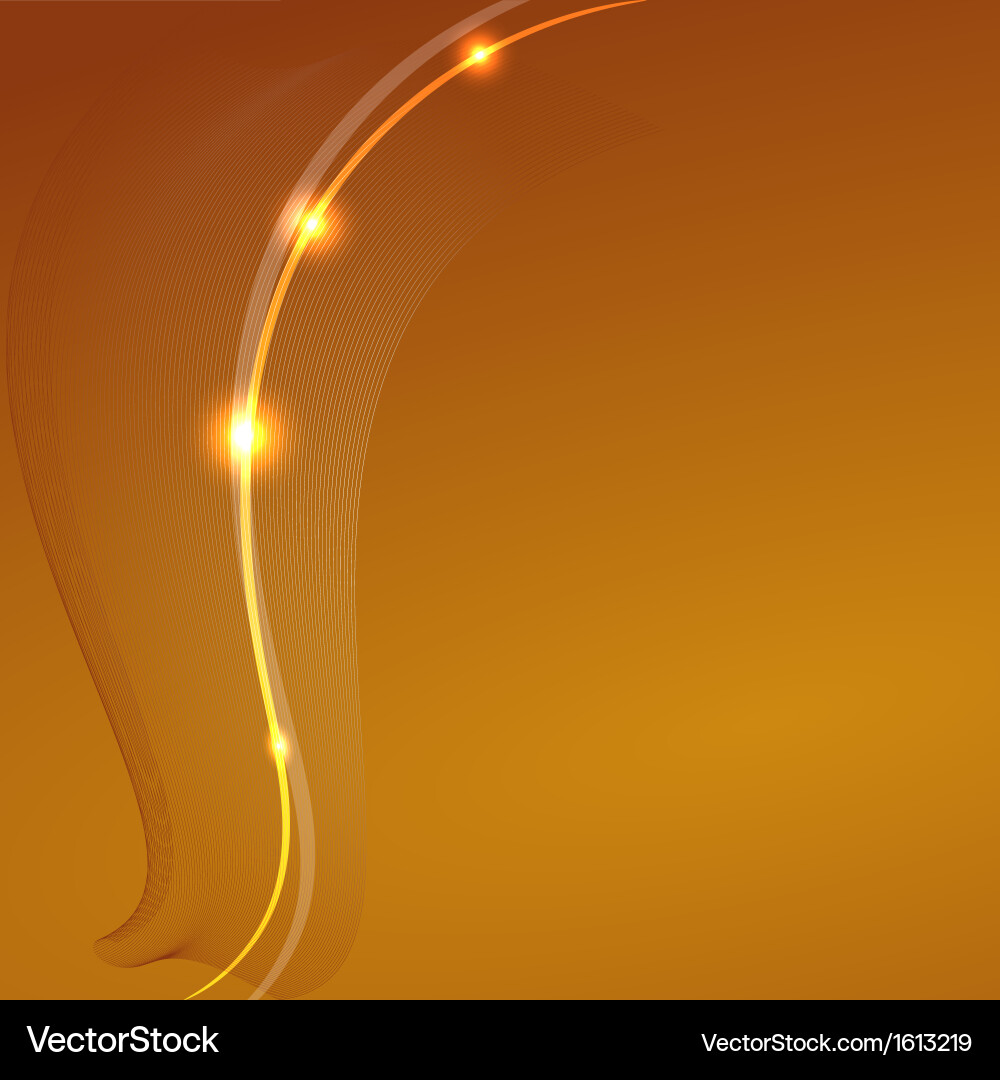 Abstract yellow background with a fancy element Abstract yellow background with a fancy element vector image