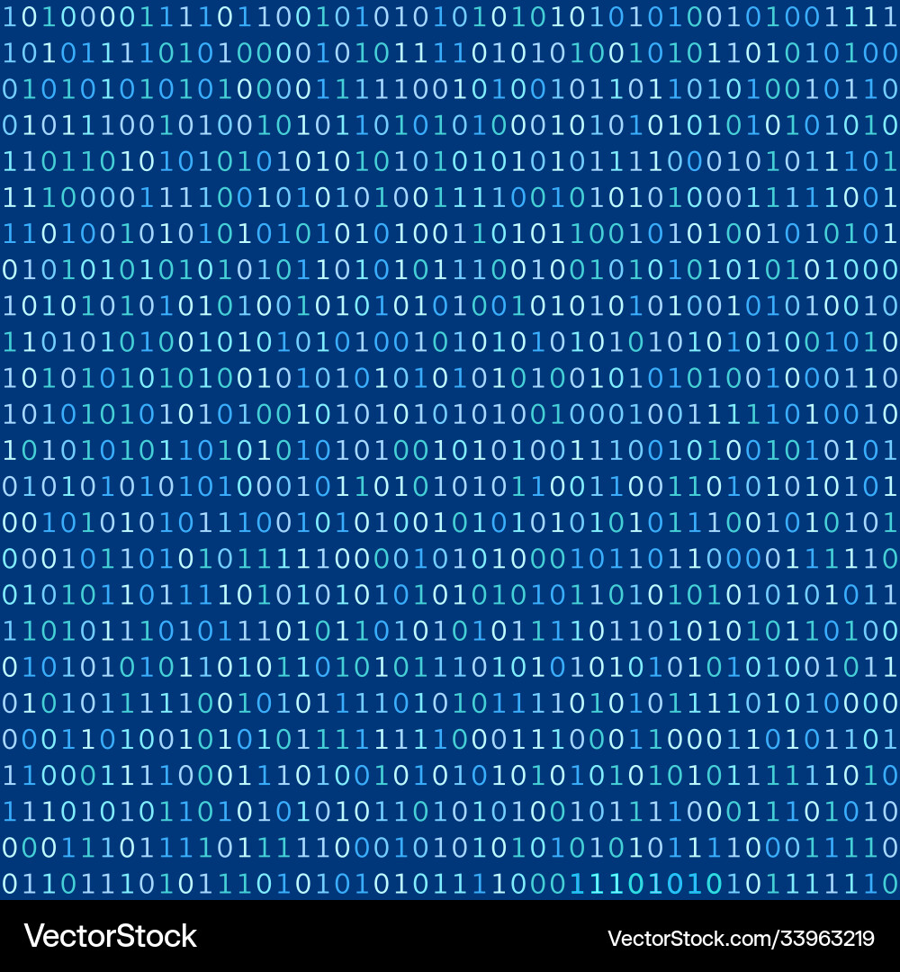 Binärprogrammierungscode Binärprogrammierungscode vektorbild