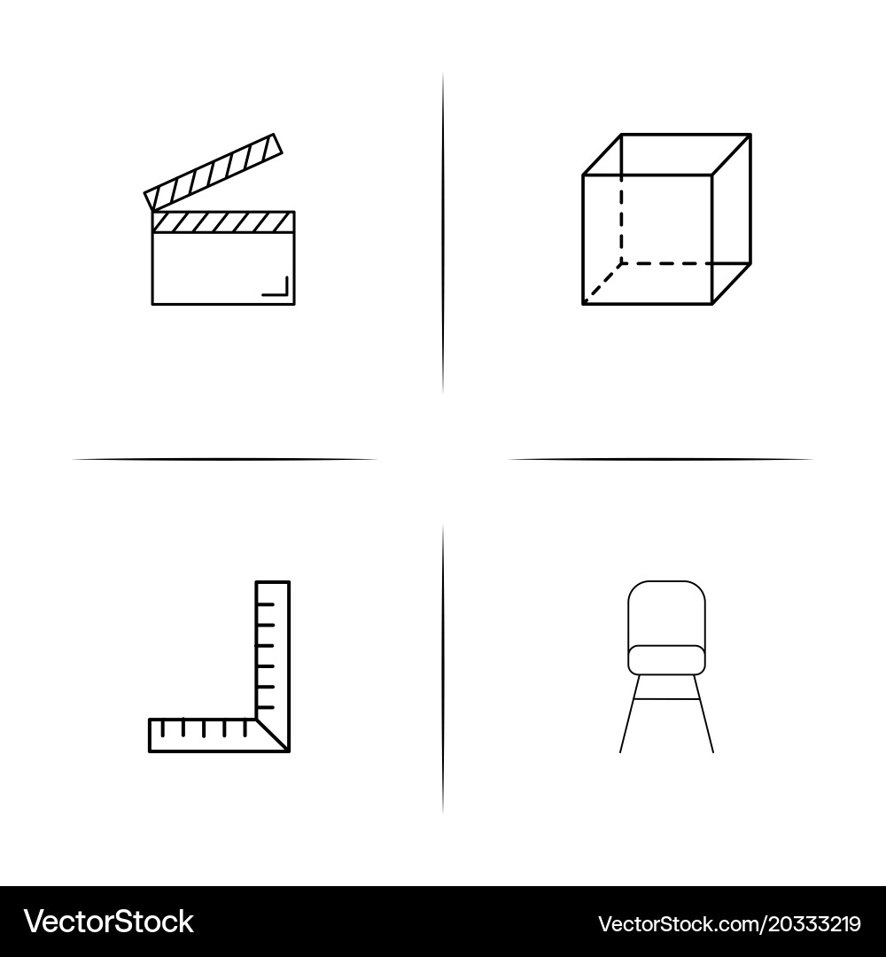 Creative process and design simple linear icon Vector Image