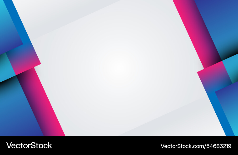 Geometric abstract background with colorful edges Vector Image