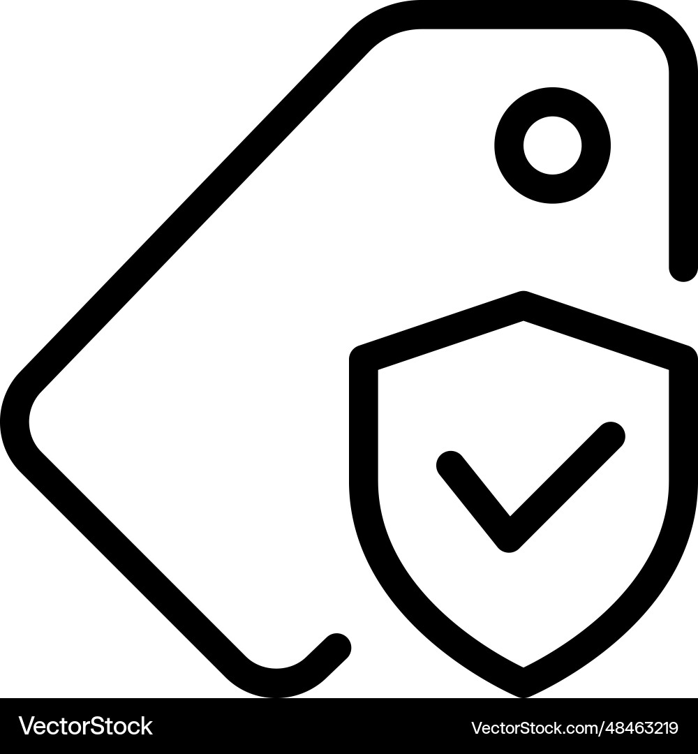 Smart price tag with sensor technology Vector Image