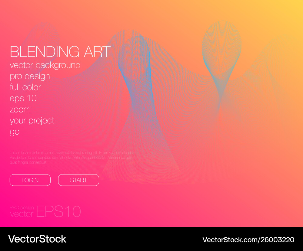 Abstract blend background template for web site Abstract blend background template for web site Vector Image