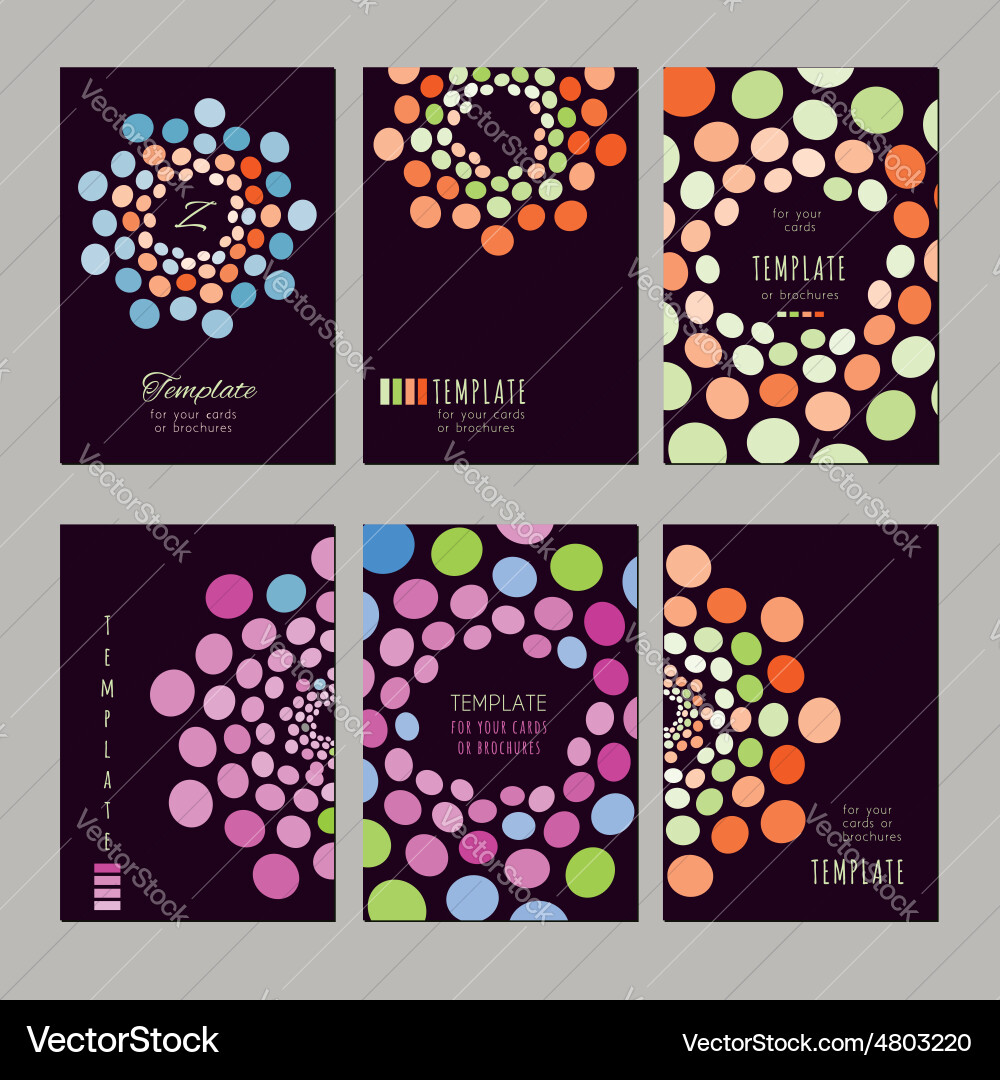 Abstract circle pattern vector image