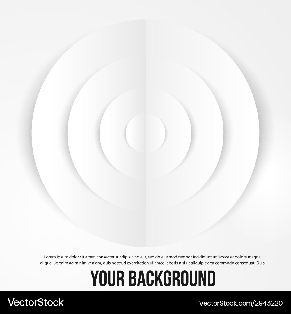 Abstract circles template web design vector image