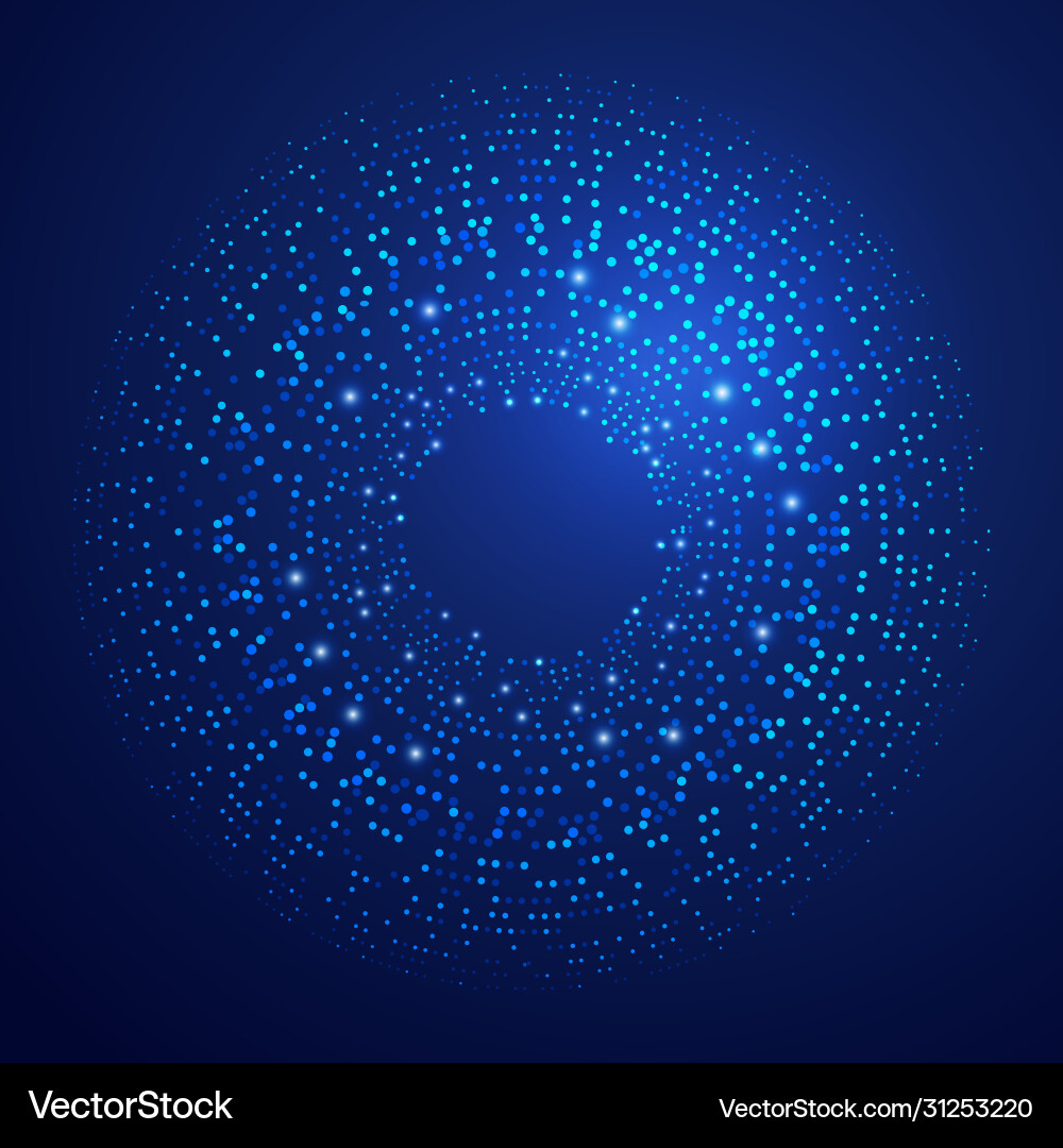 Digital Transformation - Data Waves vector image