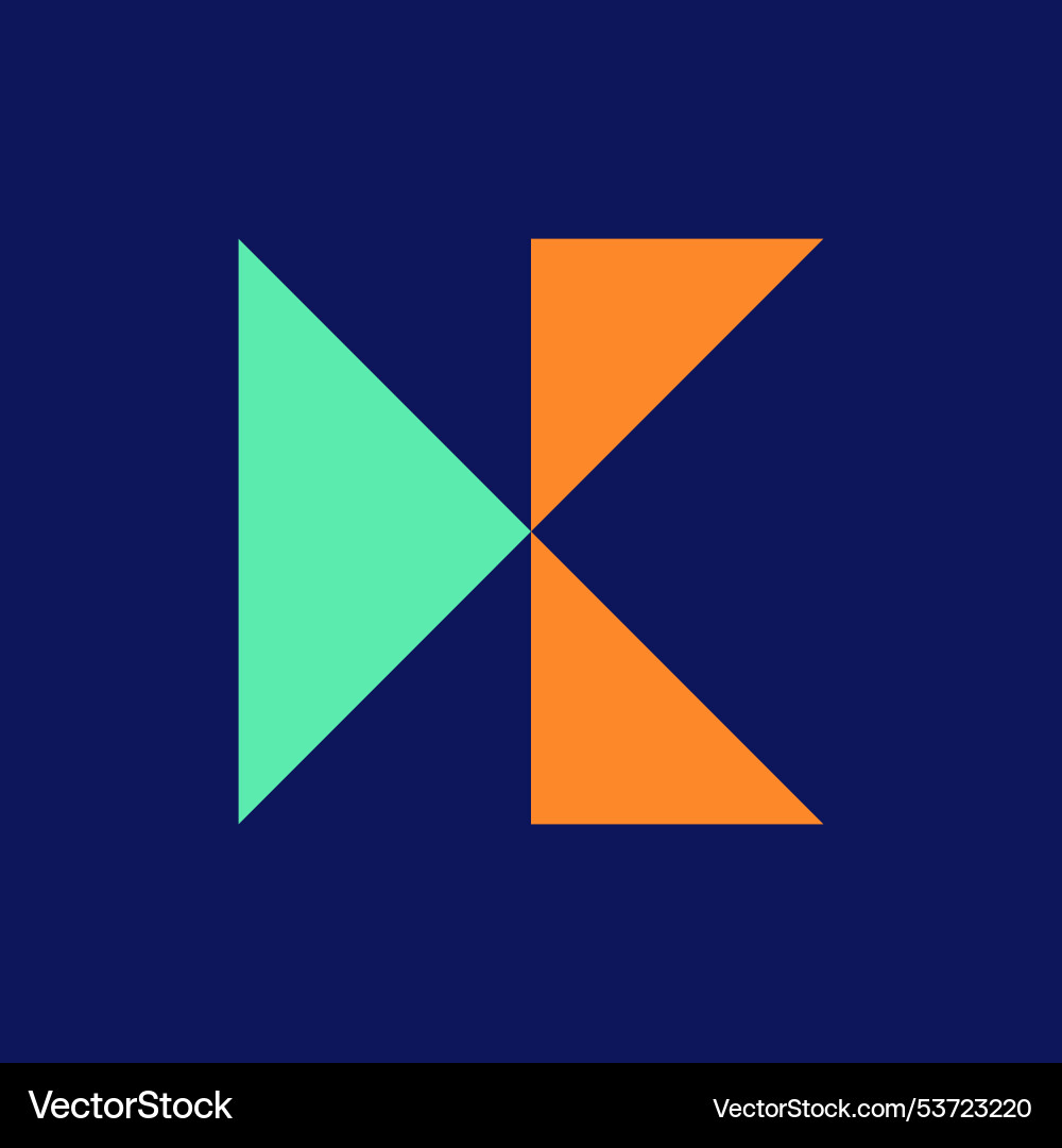 Letter k logo Royalty Free Vector Image - VectorStock