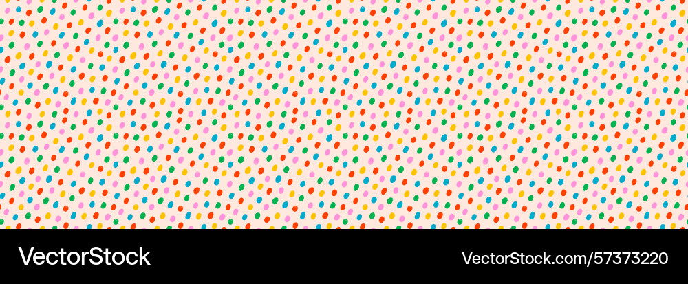 Seamless multicolor dot pattern background Seamless multicolor dot pattern background vector image