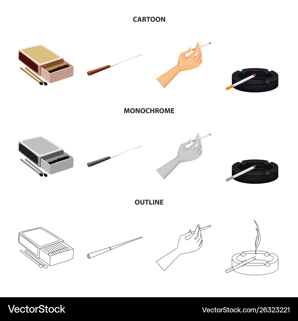 Design refuse and stop icon collection vector image