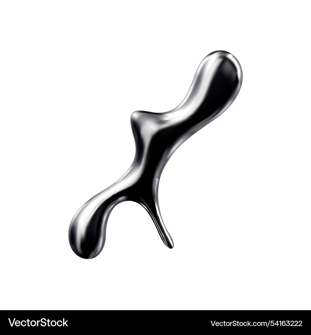 A dynamic shape made in smooth futuristic Vector Image