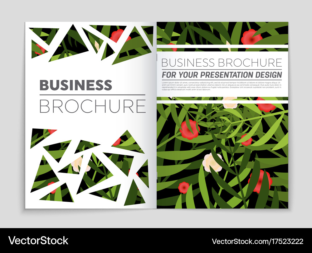 Abstract layout background set for art vector image