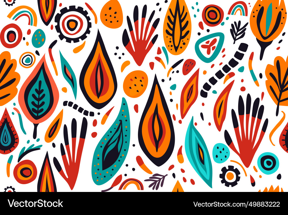 Abstract seamless pattern on a white background Abstract seamless pattern on a white background vector image