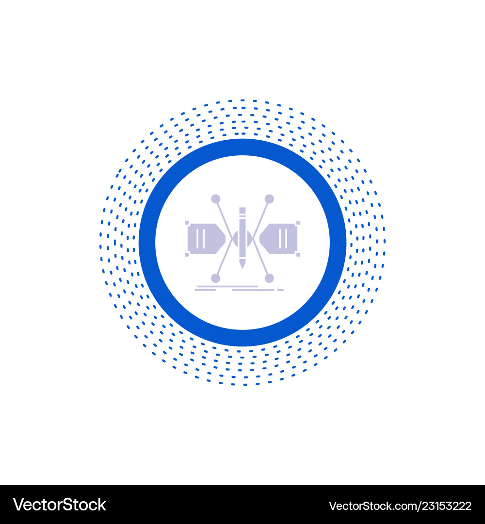 Architect constructing grid sketch structure Vector Image