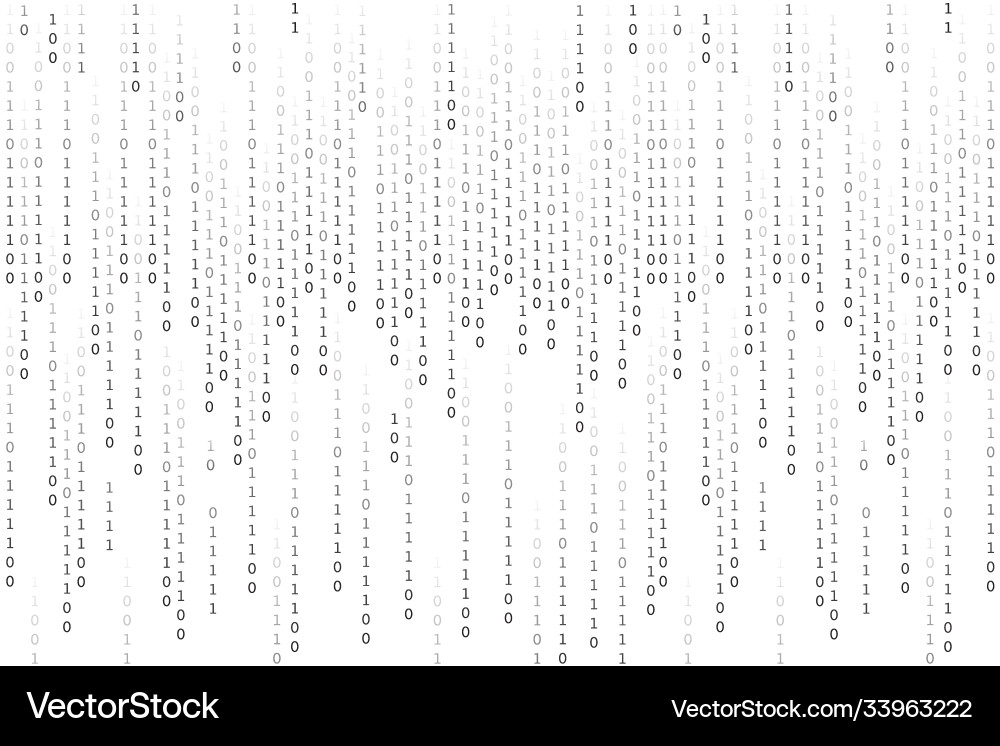 Binary Code Abstract vector image