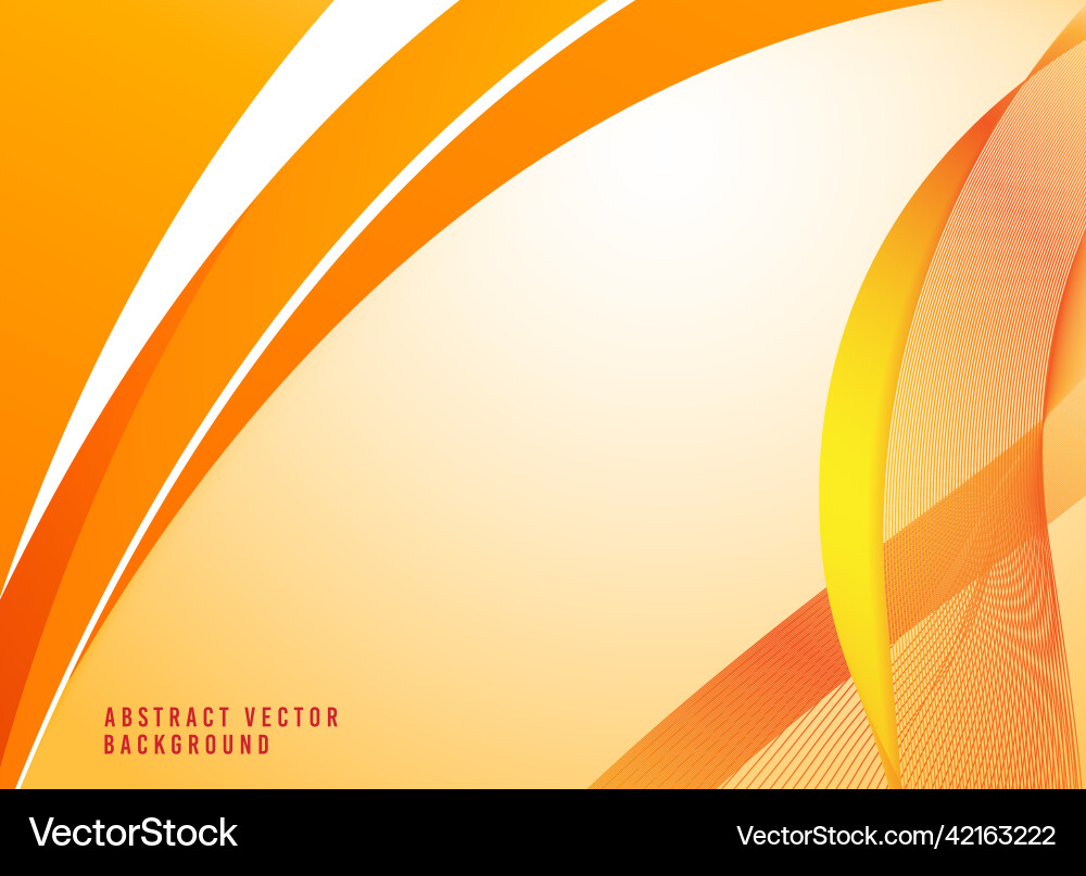 Elegant wave abstract background with shape vector image