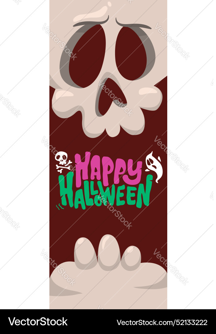 Grim reaper cartoon character isolated on a white Vector Image