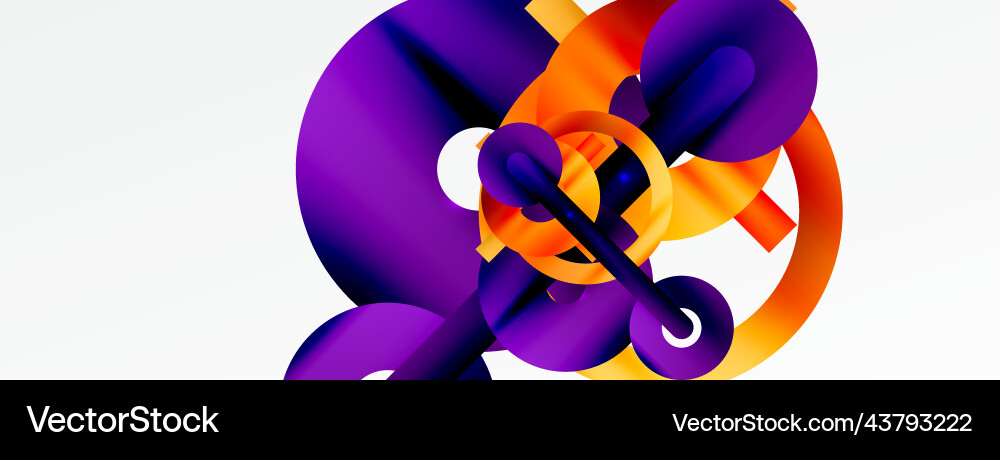 Minimal geometric abstract background shiny Vector Image