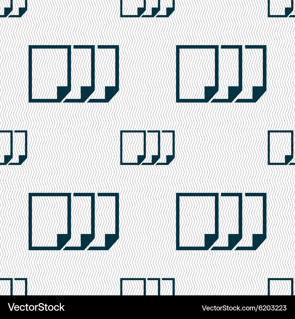 Copy file sign icon duplicate document symbol vector image