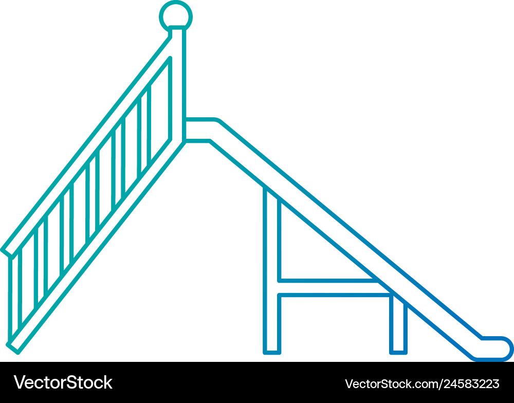 Game playground slide icon Game playground slide icon vector image